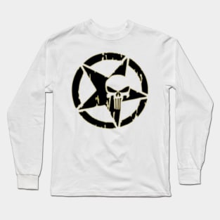 Tactical Skull Star Long Sleeve T-Shirt